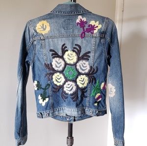 Embroidered Denim Jacket Lucky Brand